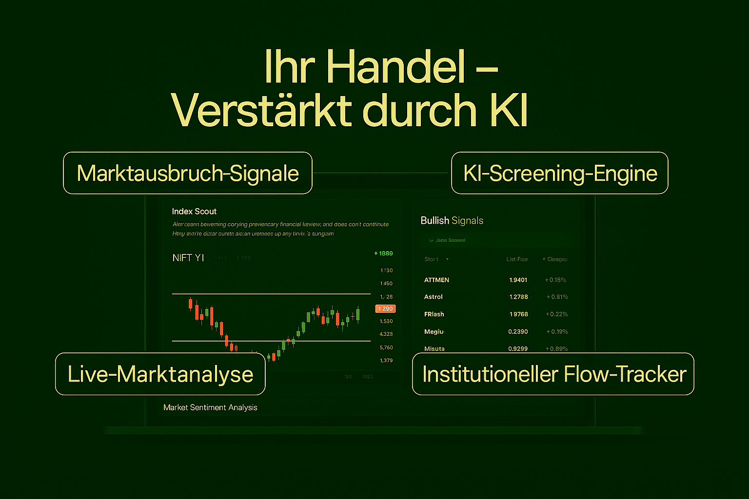 Vorschau eines neutralen Dashboards